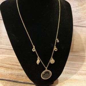 Charming Charlie Black Stone Necklace